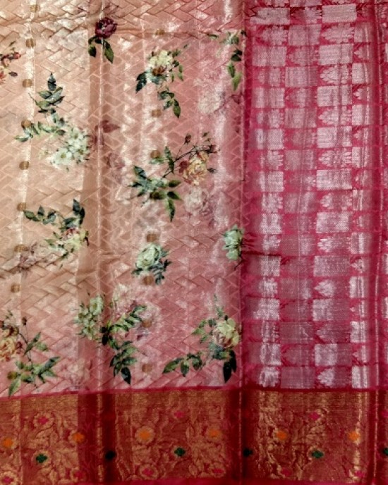 CHANDERI SILK FANCY SAREE